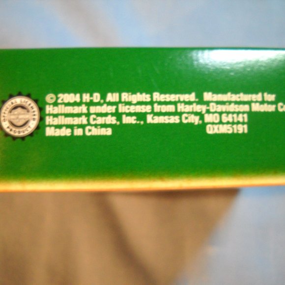 2004 Hallmark Mini Ornamen Harley-Davidson 1933 Flathead Model VLD Motorcycle #6 - Picture 7 of 7